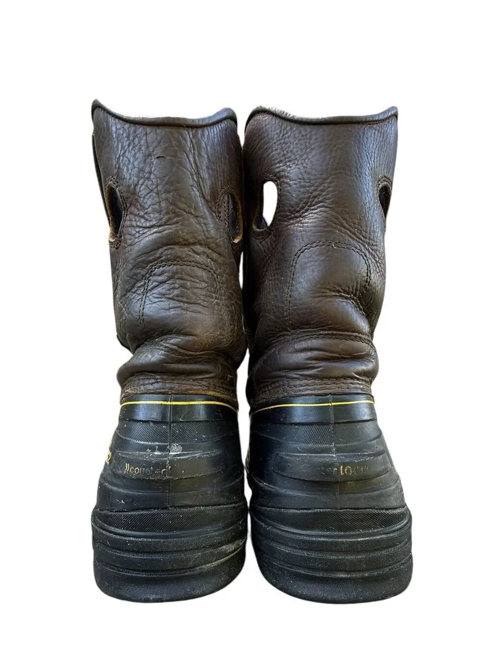 Georgia Boot Muddog 2 Men's 12 M Waterproof Pull On Work Wellington Boots Brown